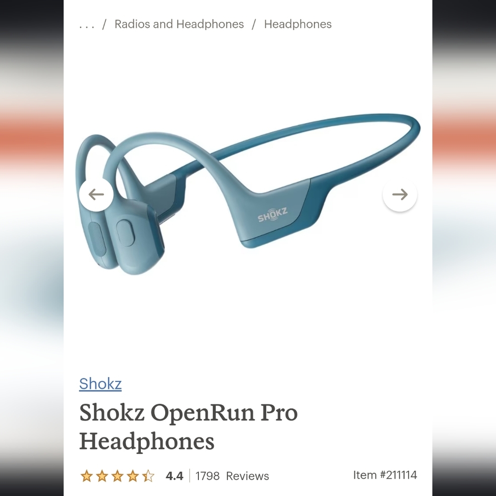 OpenRun Pro Shokz Headphones